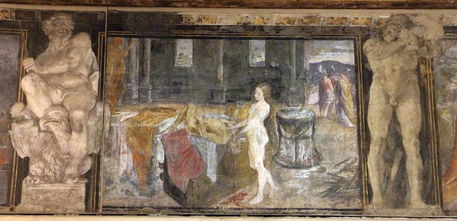 Fregio di Giasone e Medea - uccisione di pelia